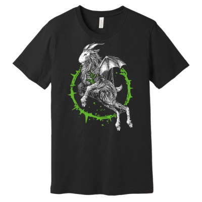 Kiss the Goat Bat T-Shirt Thumbnail