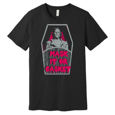 Mask It Or Casket T-Shirt Thumbnail